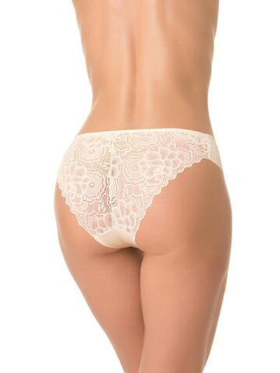 Бамбуковые трусы-бразилиана со средней линией талии (Размер: M) (Цвет: белый)