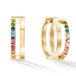 Серьги Coeur de Lion Multicolour Rainbow-Gold 0136/21-1535