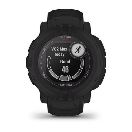 Спортивные прочные часы Garmin Instinct 2, Solar, Tactical Edition, Black, 010-02627-03