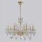 Подвесная люстра Crystal Lux MONICA SP8 GOLD