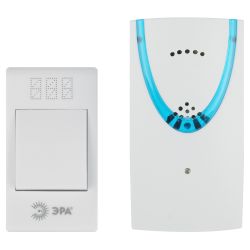 Звонок дверной ЭРА A03 беспроводной, белый