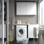 Комбинация для ванной - IKEA ENHET, 139х63.5х87.5 см, белый, ЭНХЕТ ИКЕА