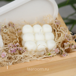 Подарочный бокс суккулент + свеча №4