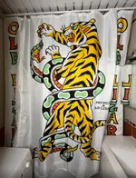 Шторка для ванной Old Lizard Title Fight