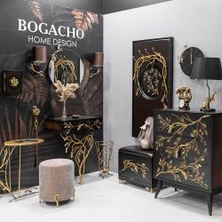 Банкетка Oliva Branch (Олива Бранч) Каштан Амбер