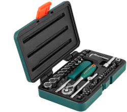 S68H2141S Набор головок торцевых 1/4"DR Super Tech, 41 предмет