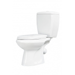 Унитаз-компакт "Элисса" белый Премьер Стандарт (кос, НИЖН, сид.полипроп, 1кн.арм.Уклад) (Ст.Оскол)