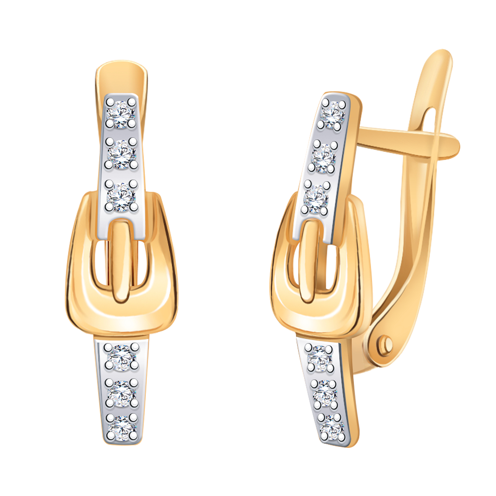 Серьги из золота 585 пробы
