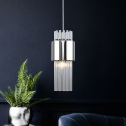 Светильник подвесной (подвес) Rivoli Deborah 3148-201 1 х Е14 40 Вт модерн потолочный | Модерн