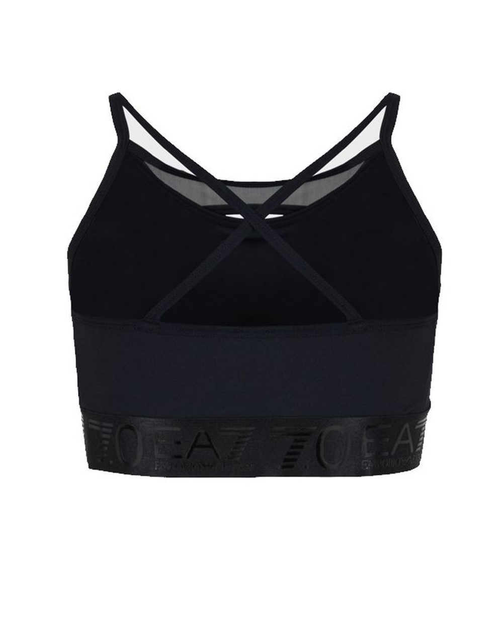 Теннисный бюстгальтер EA7 Woman Jersey Sport Bra - black