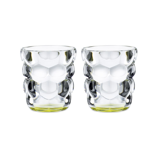 Набор из 2-х стаканов для воды Bubbles 330 мл, зеленые, Nachtmann