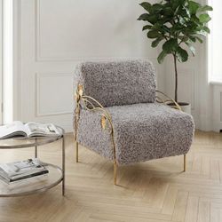 Кресло Нимфея Серый Бронза