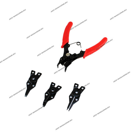 Набор-съёмник стопорных колец всех видов