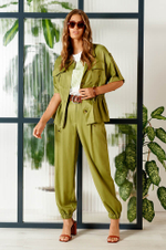 1791 Жакет женский (оливковый)