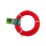 961375 Леска для триммера овальная витая, 2,4 мм х 15 м, Россия  Сибртех