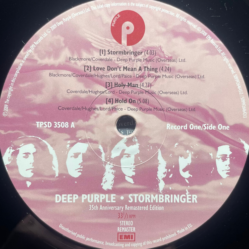 Deep Purple ‎– Stormbringer 2LP (Англия 2009г.)