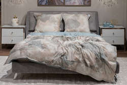 Пододеяльник 145х210 Garda Decor Нувола бирюзовый