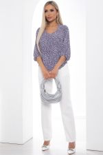 Блуза Флоренция синяя Б10071 LT Collection