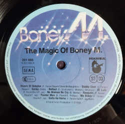 Винтажная виниловая пластинка LP The Magic Of Boney M (Germany 1980)