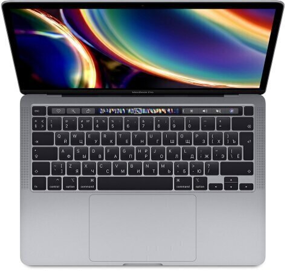 Ноутбук Apple MacBook Pro 13.3" A2338 (MYD92RU/A) /Apple M1 8 core 3.2ГГц/RAM 8GB/SSD 512GB/8 core GPU/2560*1600/Monterey/Mac Os/Подсветка кл-ры: Да/серый космос. Состояние: B1