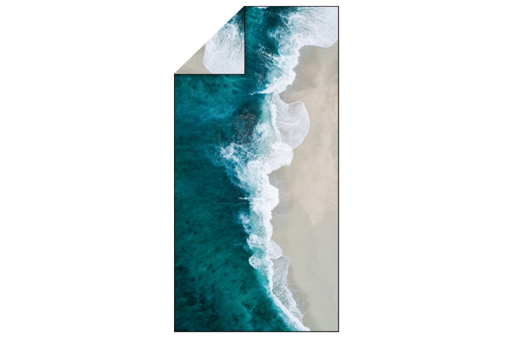 Полотенце пляжное RoadLike Ocean 80*160 см голубой