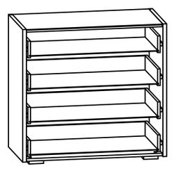 Комод со стеклом Камея (Венге/Белый глянец), Мелодия сна