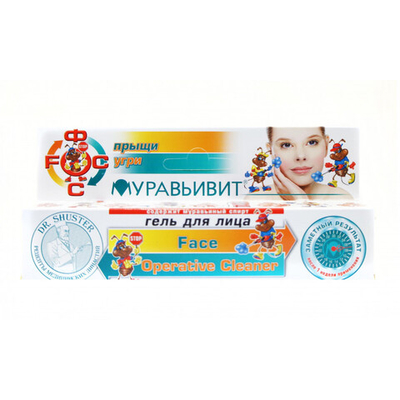 Гель для лица, МУРАВЬИВИТ, 44мл, Шустер