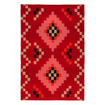 Плед из хлопка по мотивам башкирских орнаментов из коллекции cultural heritage, 130х180 см