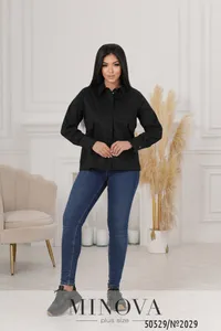 Блуза 2029-черный Minova