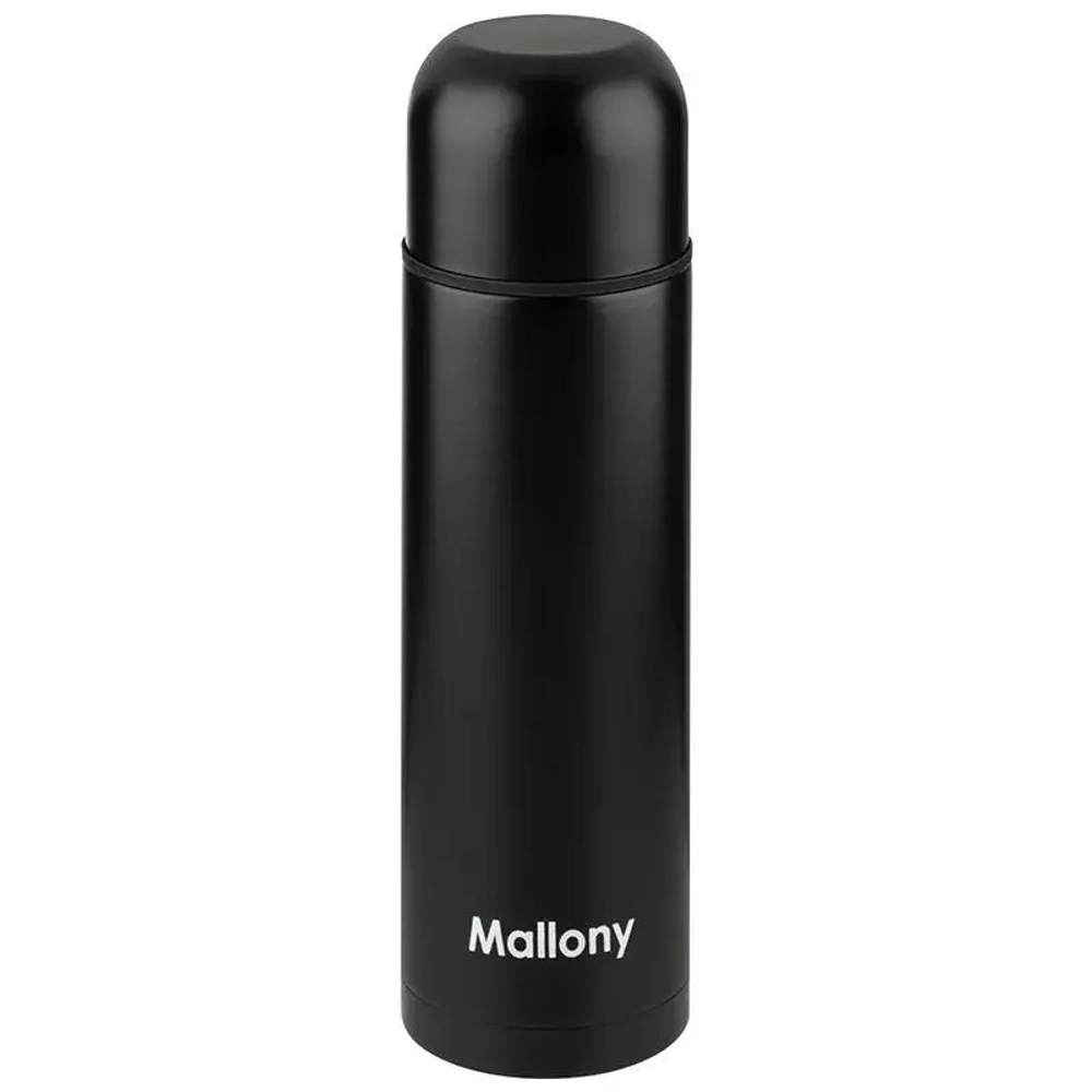 Термос из нерж. стали SOLIDO, 0,5 л, черный