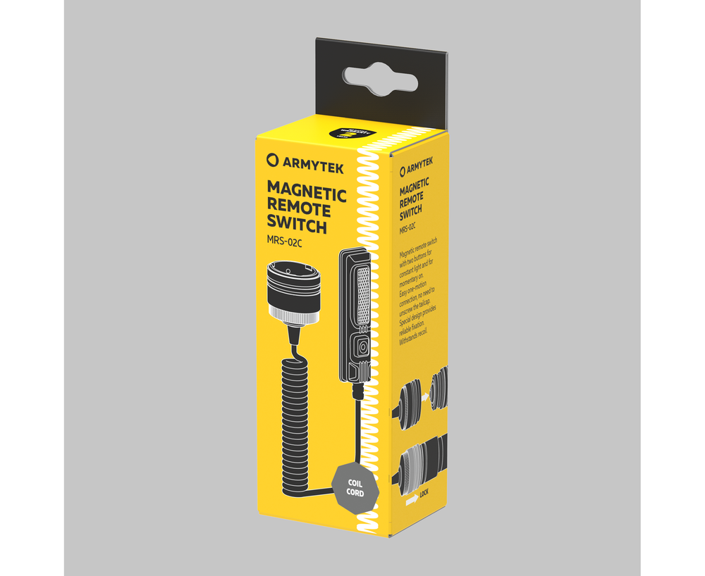 Выносная кнопка Armytek ARS-02C витая, 25-70 см