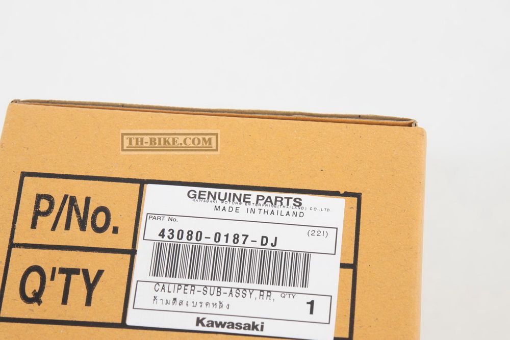 43080-0187-DJ. CALIPER-SUB-ASSY RR BLACK. Kawasaki