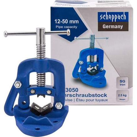 Тиски трубные Scheppach 12-50мм Sch-WQ3050(66068)