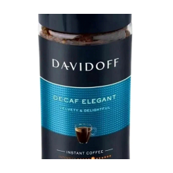 Кофе растворимый Davidoff Decaf Elegant, 100 г стеклянная банка (Давидоф)