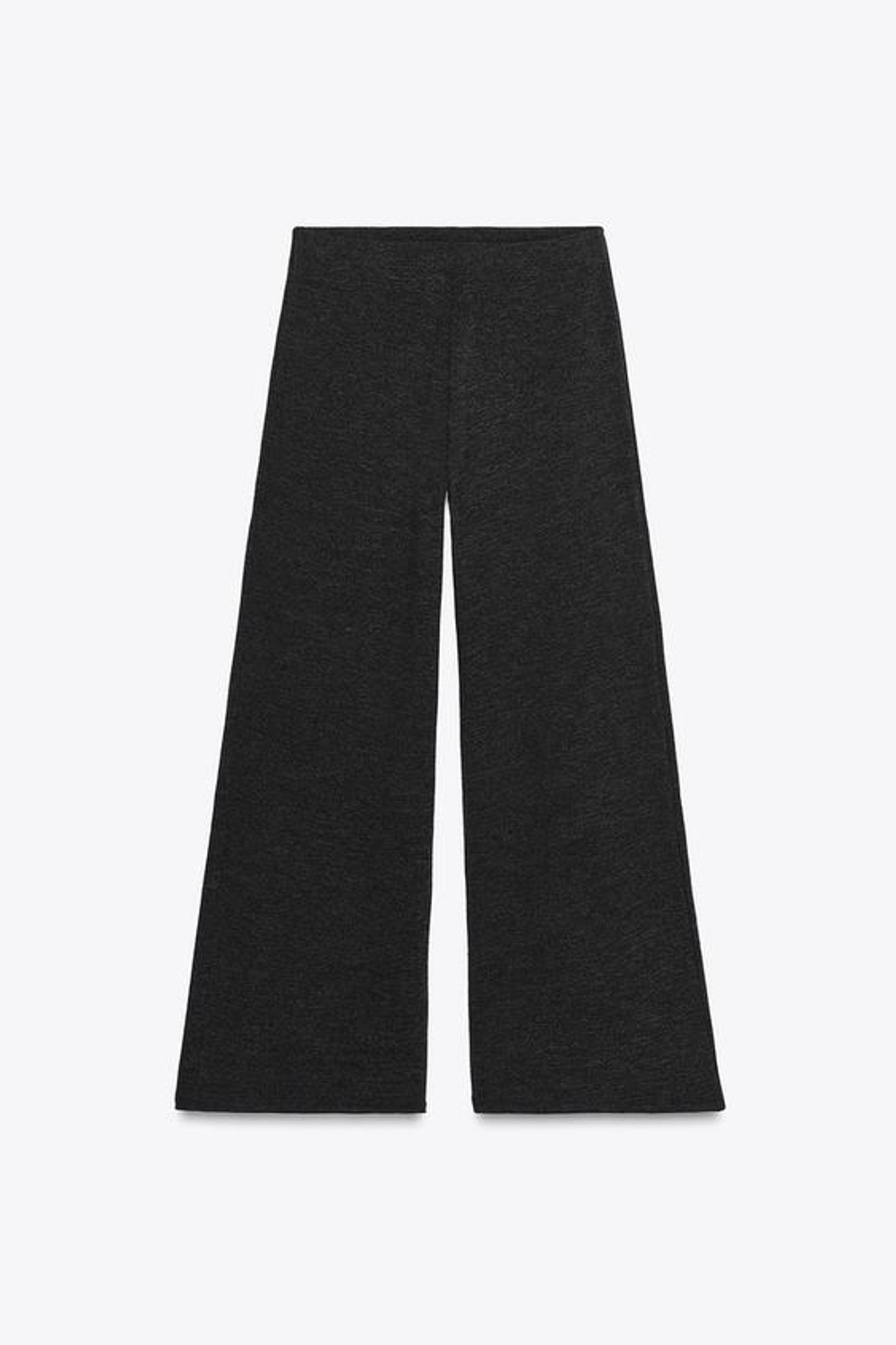 ZARA БАЗОВЫЕ БРЮКИ ПИКЕ, ТЕМНЫЙ АНТРАЦИТ