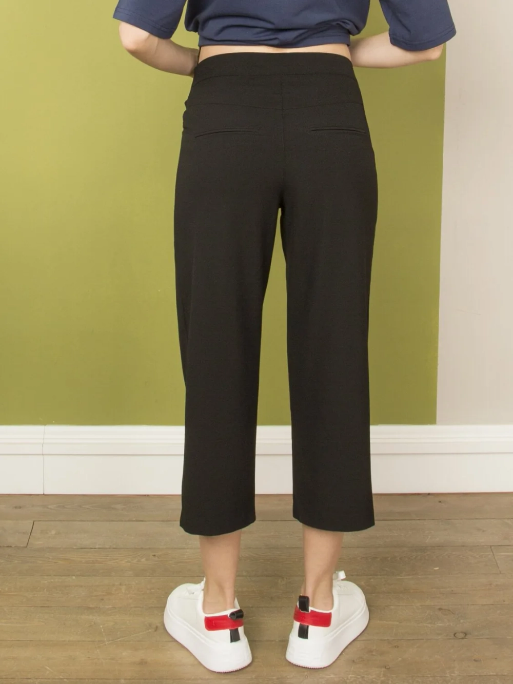 Брюки кюлоты для беременных 3349 т.синий