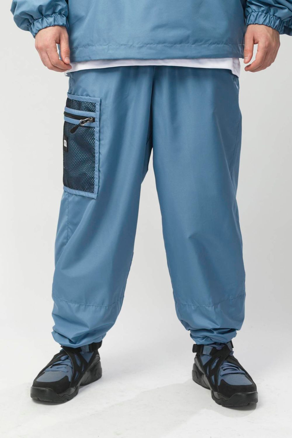 Штаны Codered Square Pants Wide Мужские голубые темные