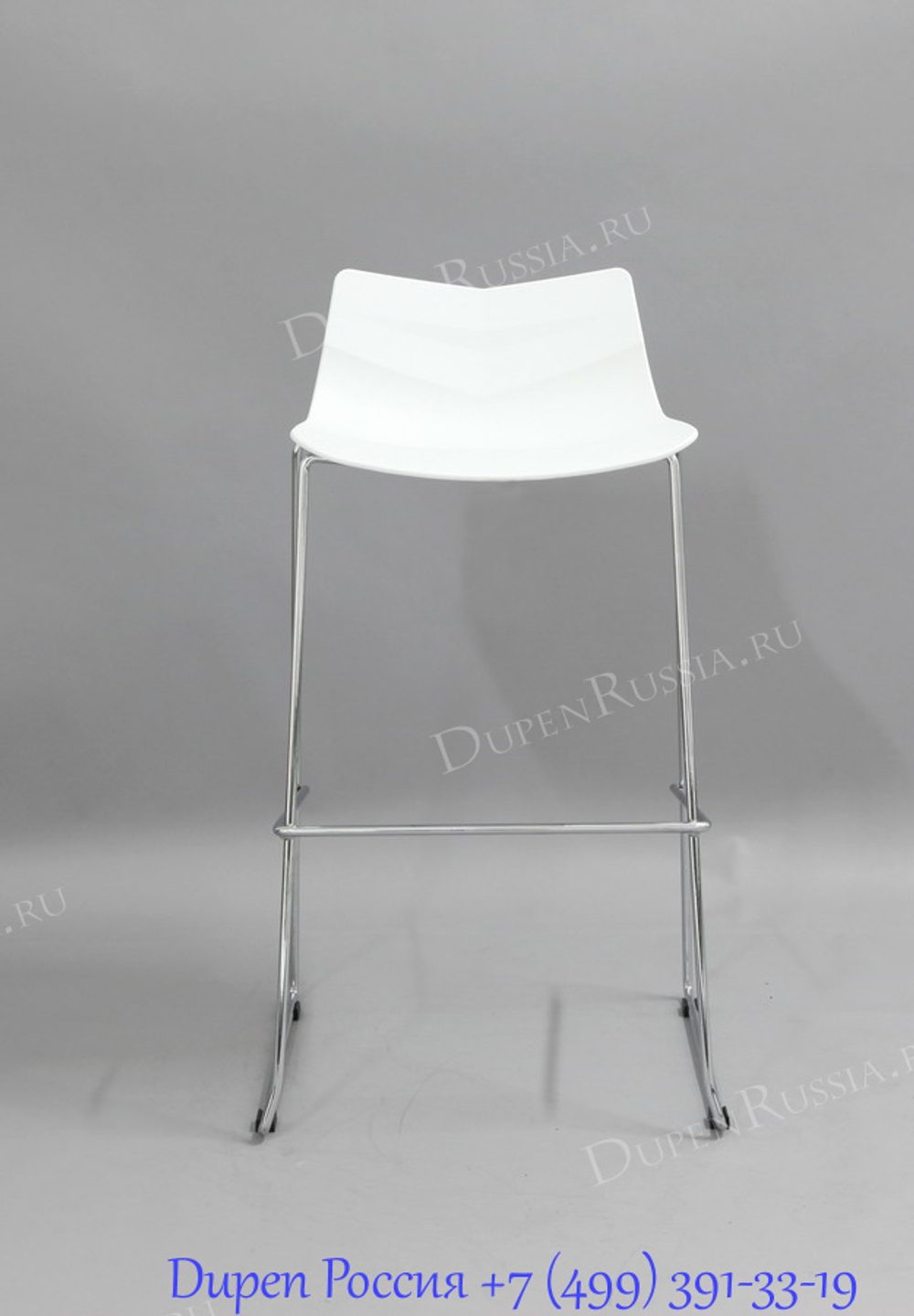Стул барный LEAF-06 белый