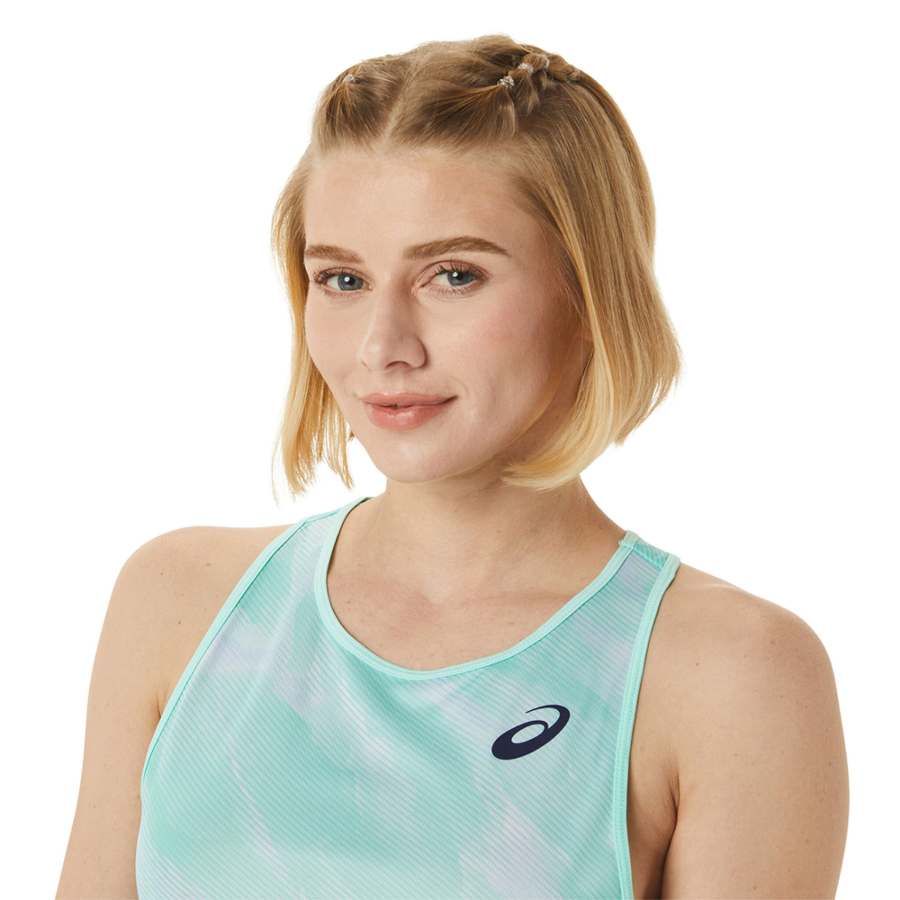Женская теннисная майка ASICS Match Graphic Tank Top Women - Mint