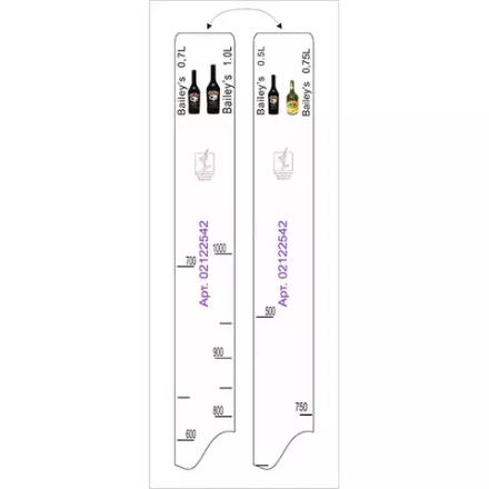 Линейка барная «Бейлис» 0.5, 0.7, 0.75, 1л