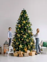 Большая елка «Сказочная» (Литая+пвх) 4 м