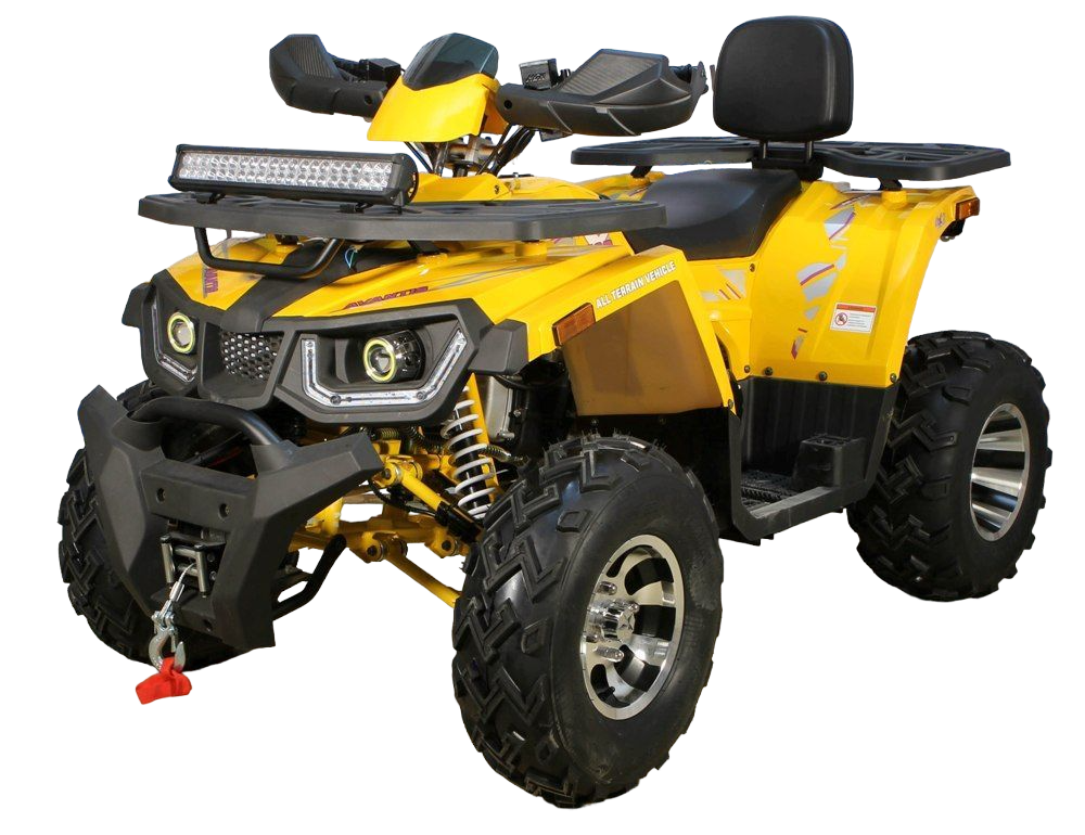 Квадроцикл Avantis Hunter H200 Big Premium (баланс. вал) желтый