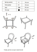 Разборное кресло Delhi из литого алюминия, античная бронза