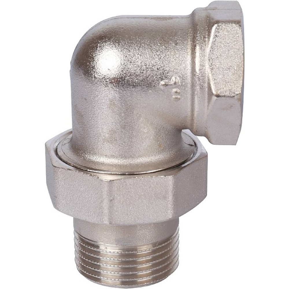 Разъемное соединение (американка) угловое STOUT - 1" (ВР/НР, никелированное, металл по металлу)