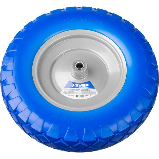 Колесо полиуретановое для тачки Зубр КПУ-2 (380 мм)