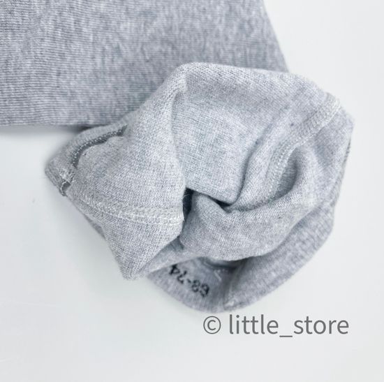 Колготки хлопковые, Серый меланж