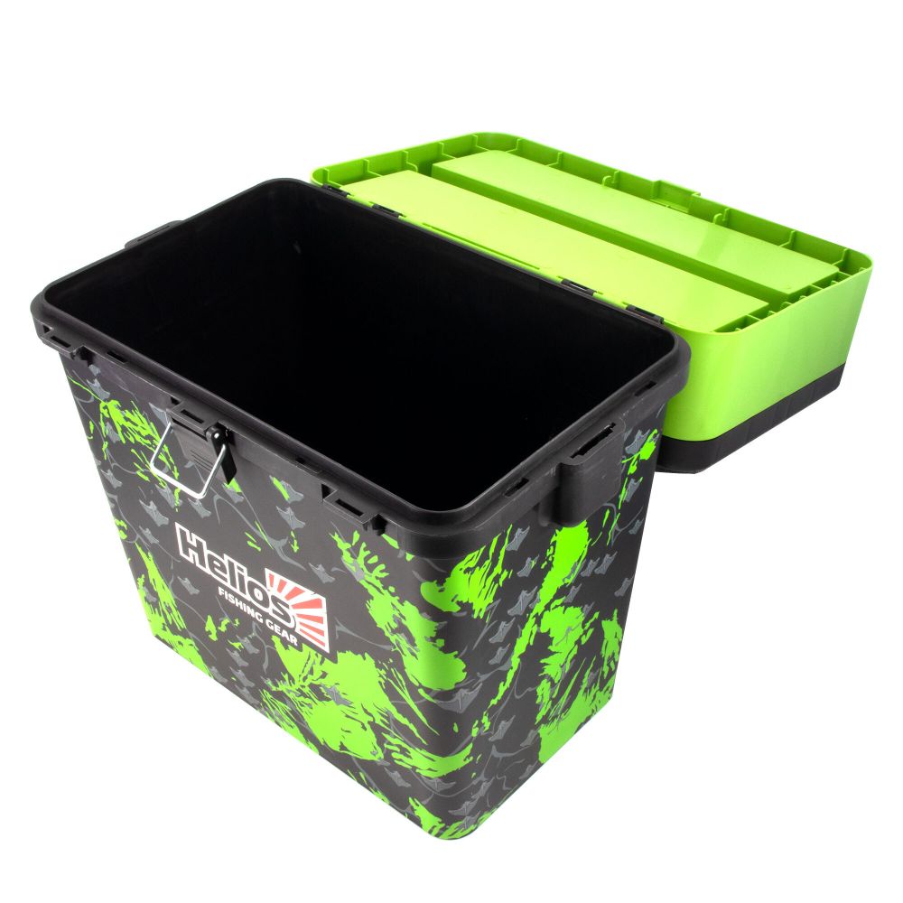 Ящик для зимней рыбалки &quot;SHARK&quot; Helios, 19 л, зелёный/8/6/