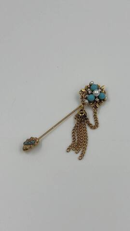 Брошь булавка с кисточкой Art