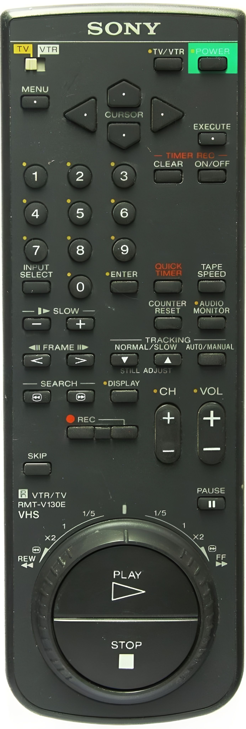 Пульт ДУ для SONY RMT-V130E ORIGINAL TV/VCR