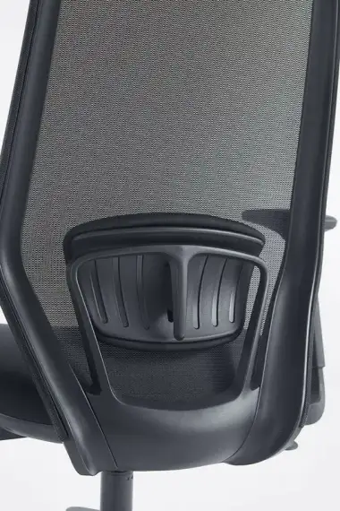 Кресло персонала Sunon Light CMY01SW Сетка/Ткань черная